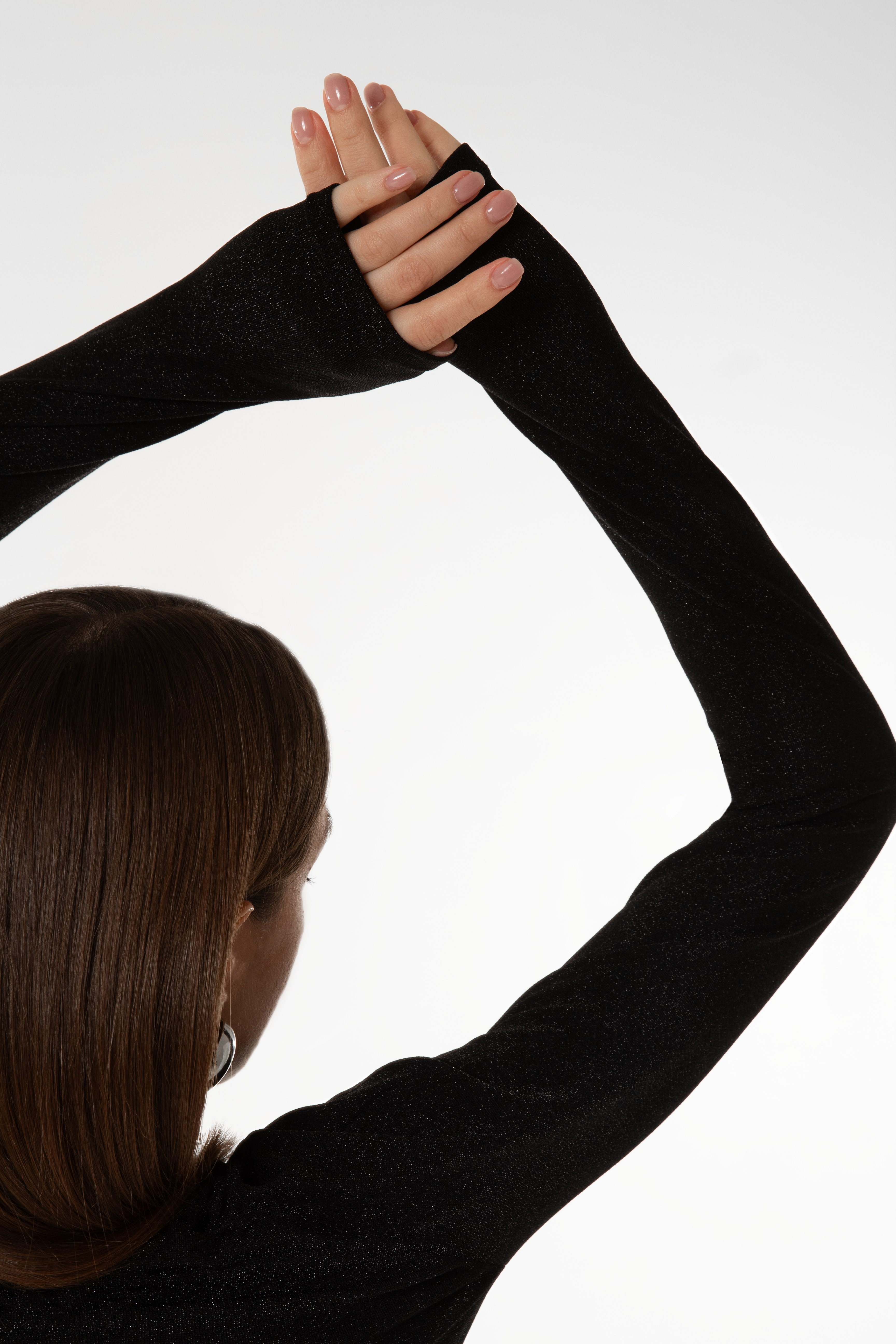 Asymmetrical Hem Long Sleeve Top