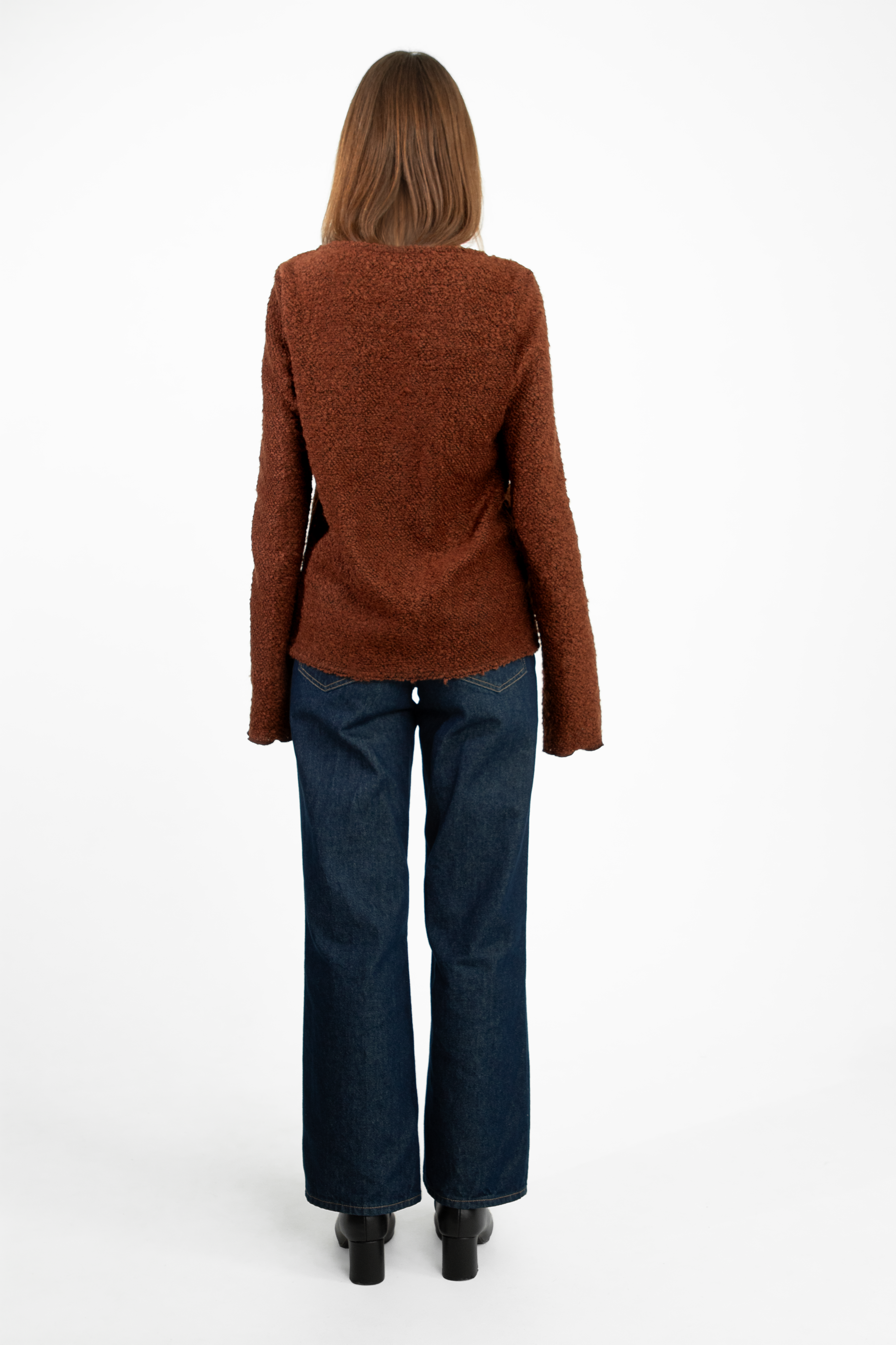 Long-sleeve knit top