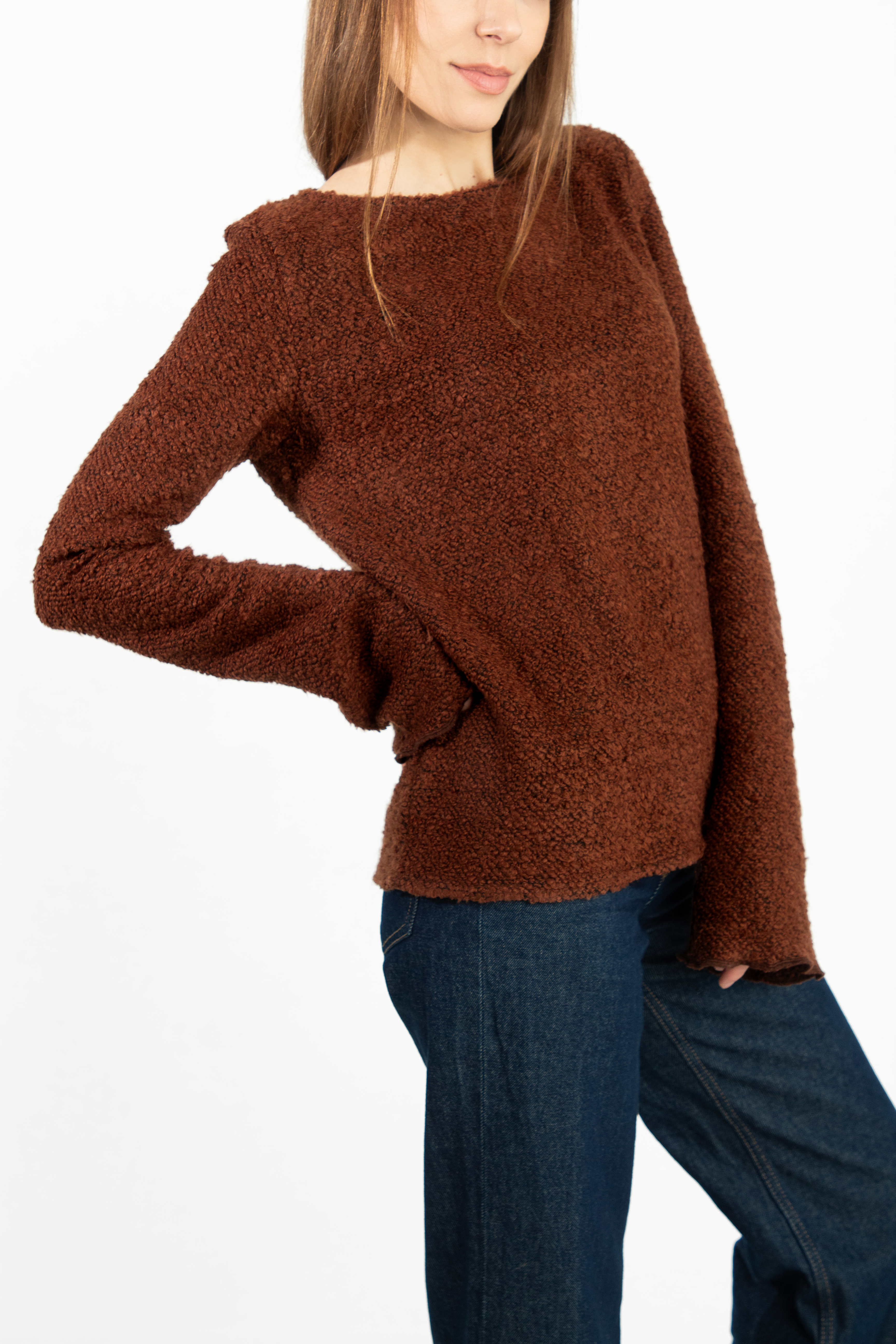 Long-sleeve knit top