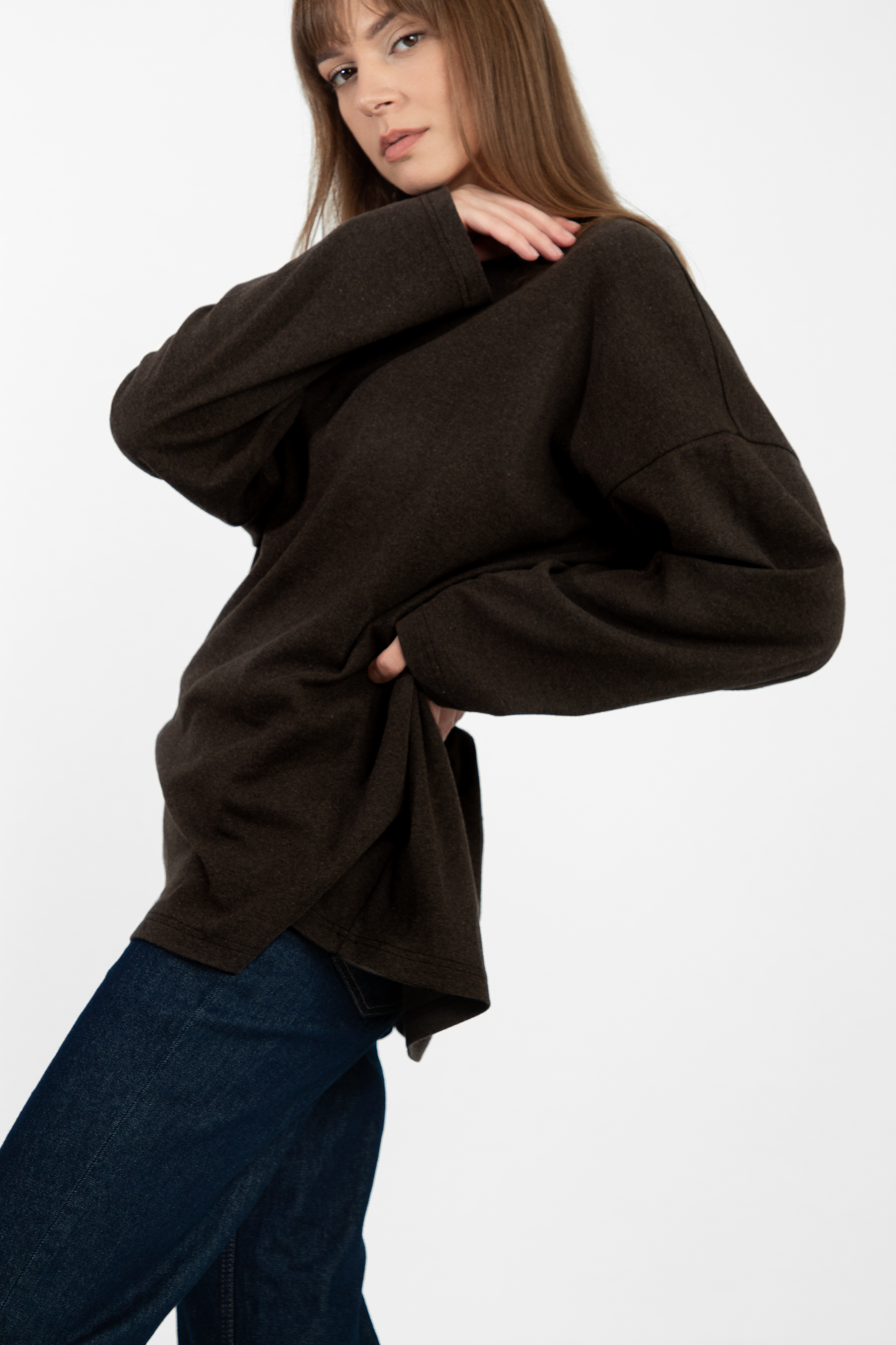 Oversized long-sleeve