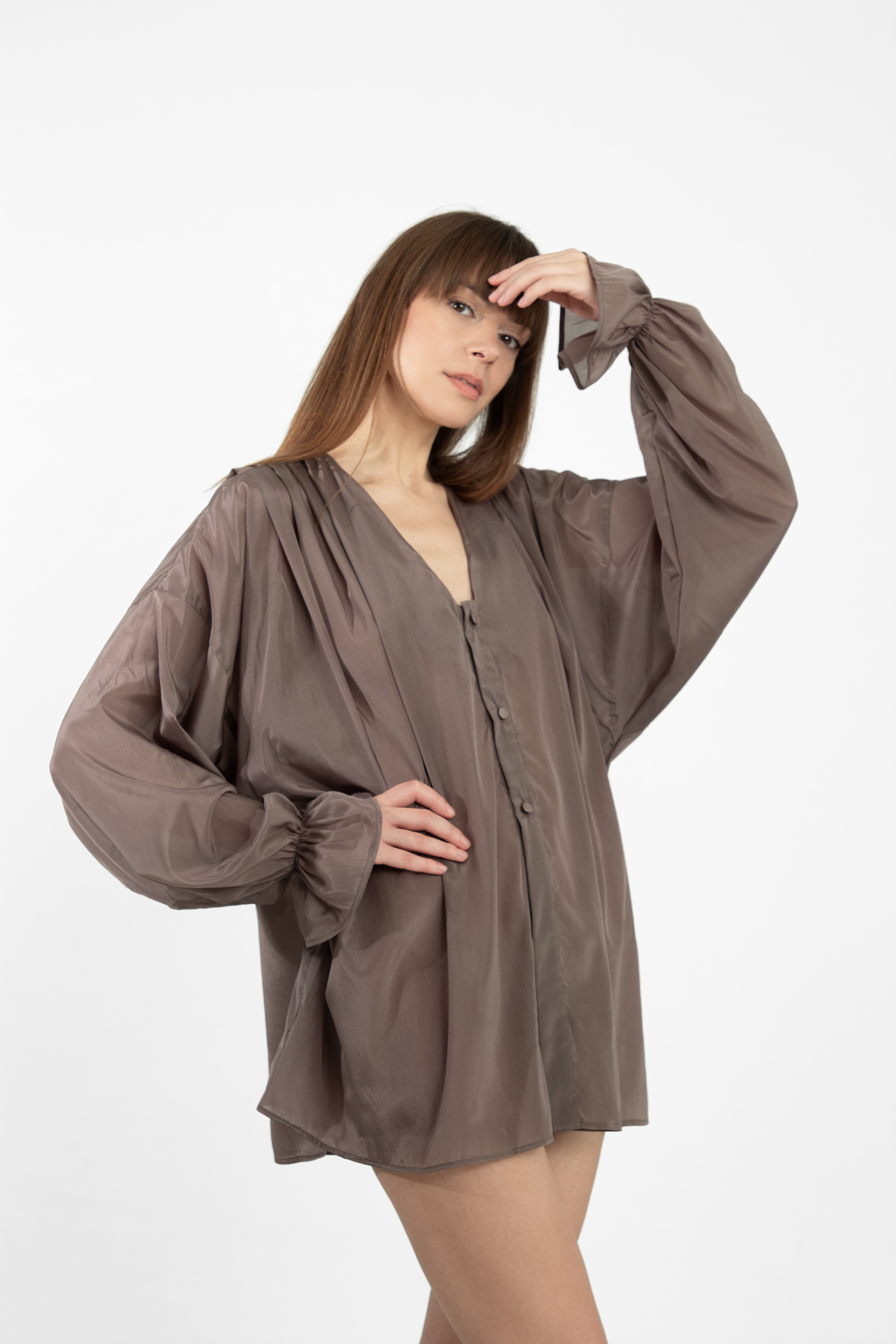 One-size chiffon blouse