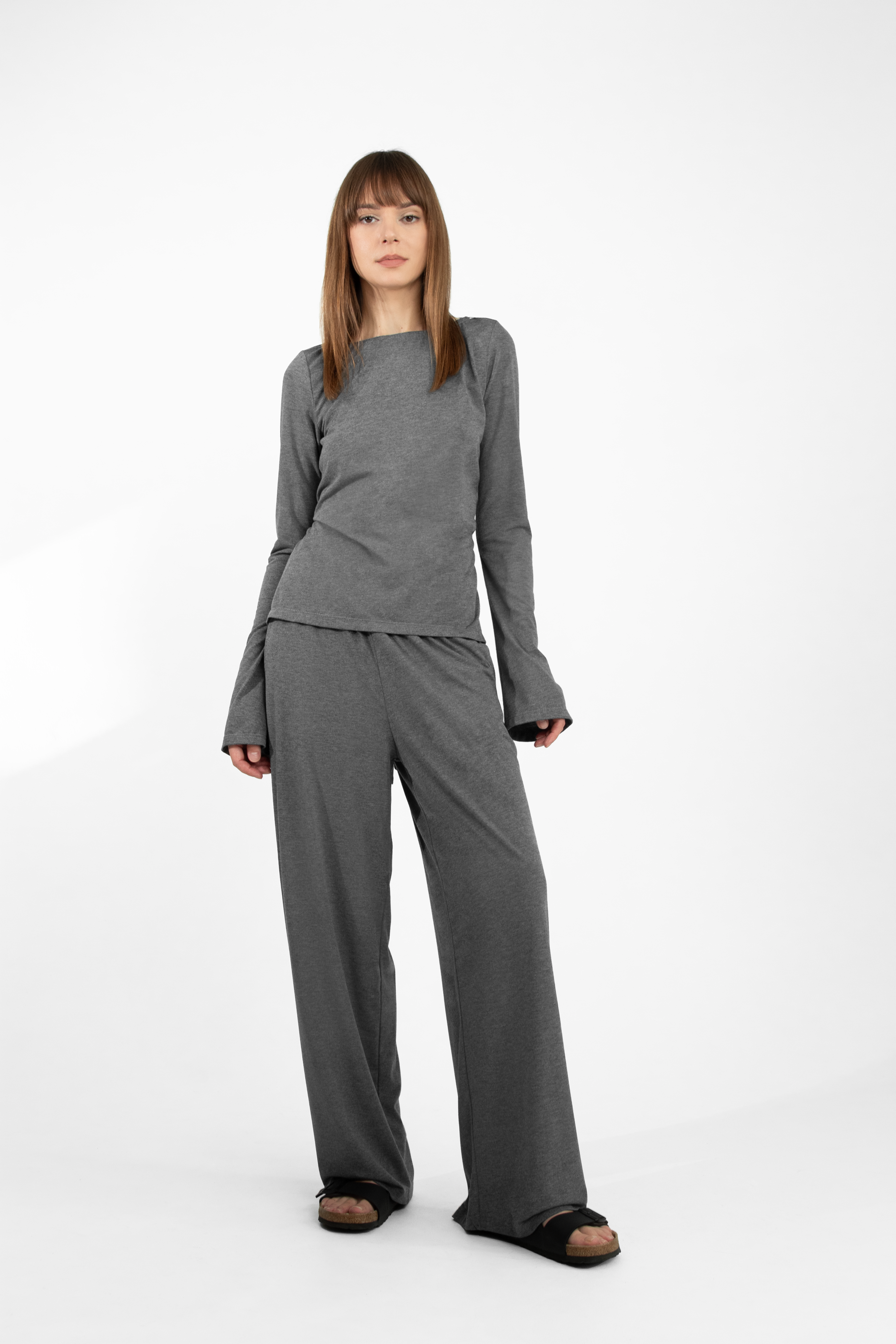 Lounge straight-leg pants