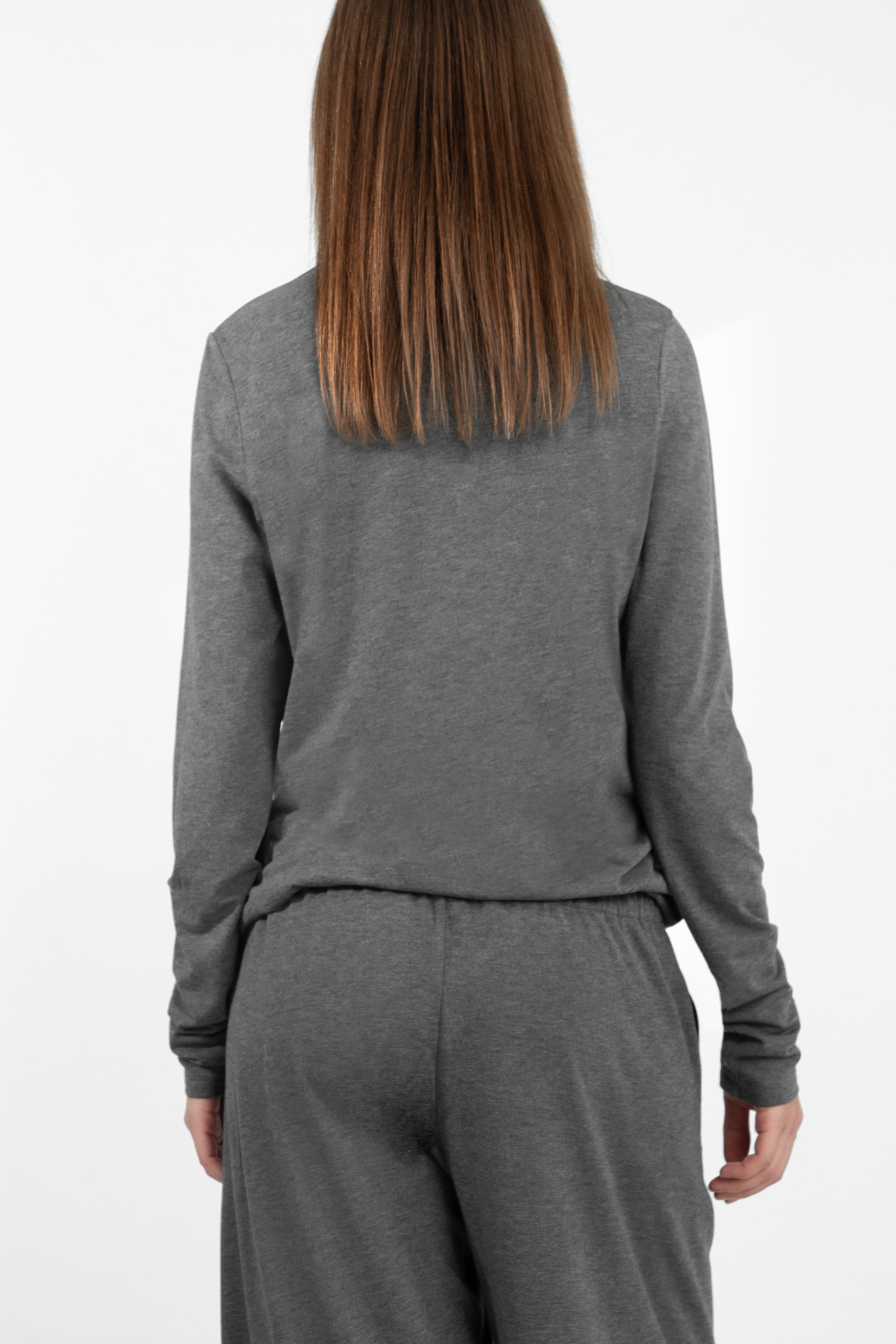 Long-sleeve lounge top