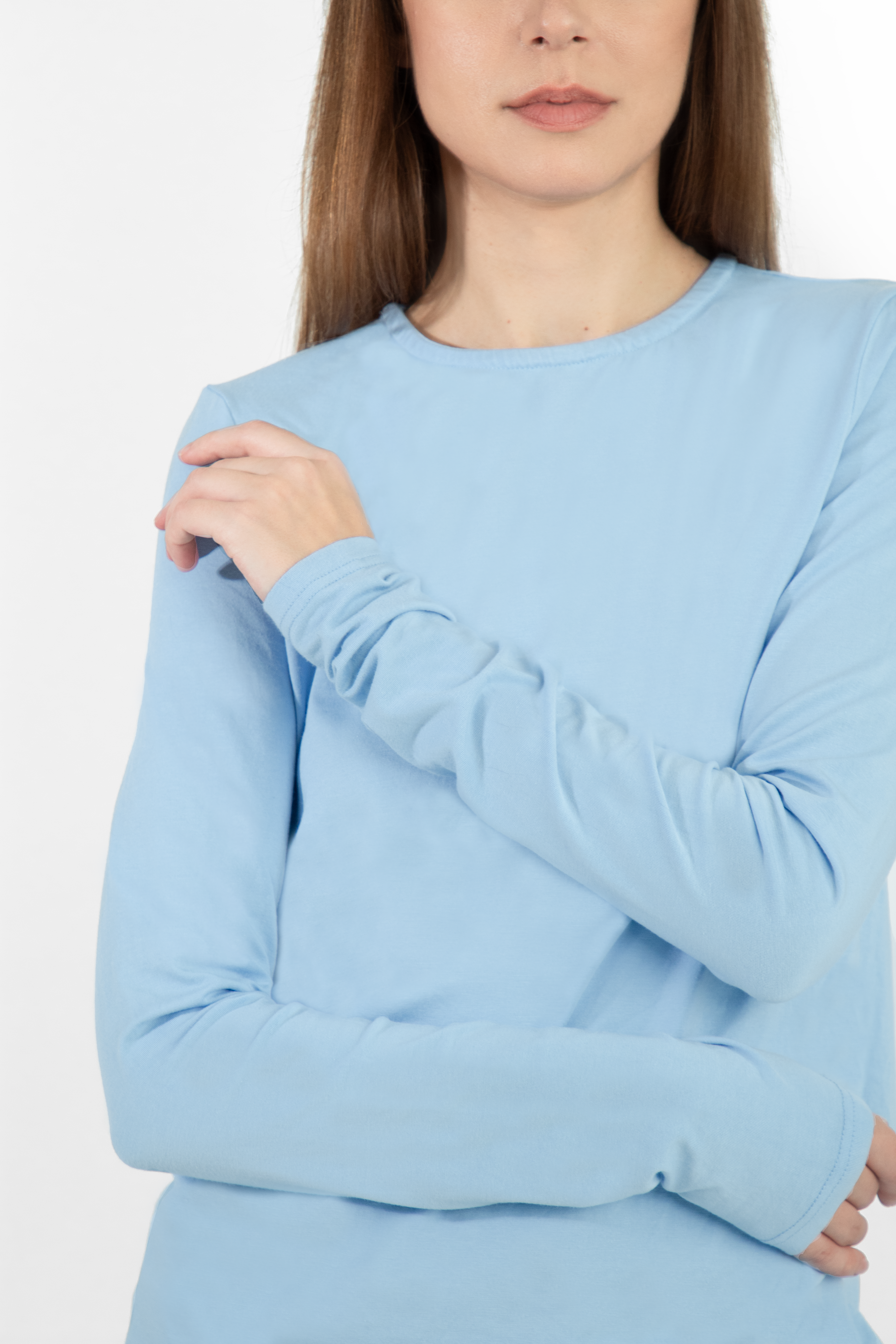 Long-sleeve lounge top