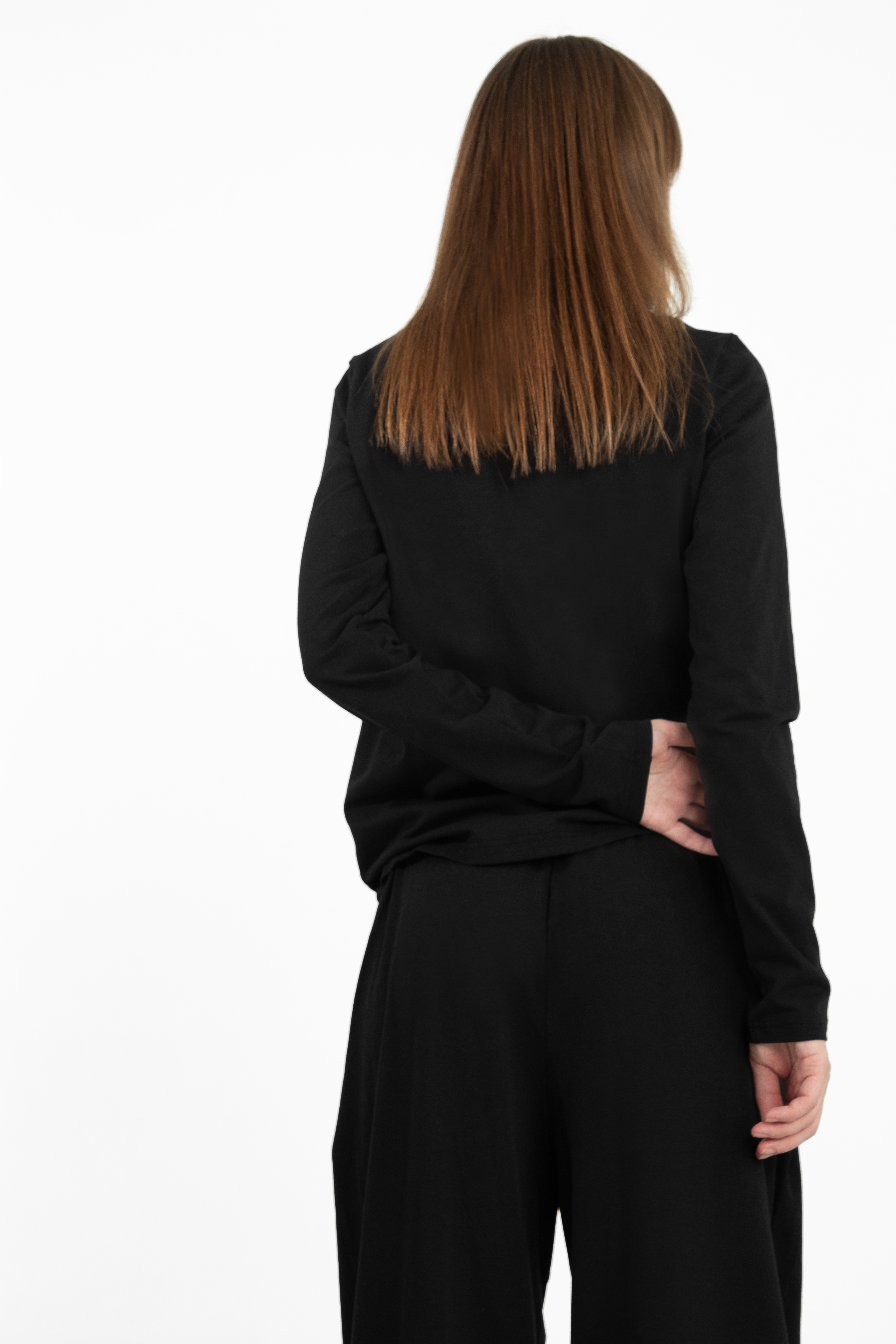 Long-sleeve lounge top