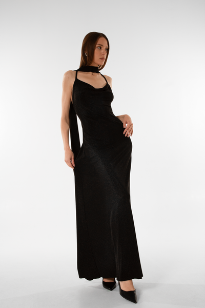 slipless dress Lotus Slip crafted from breathable vegan slip Slip dress Black / XL