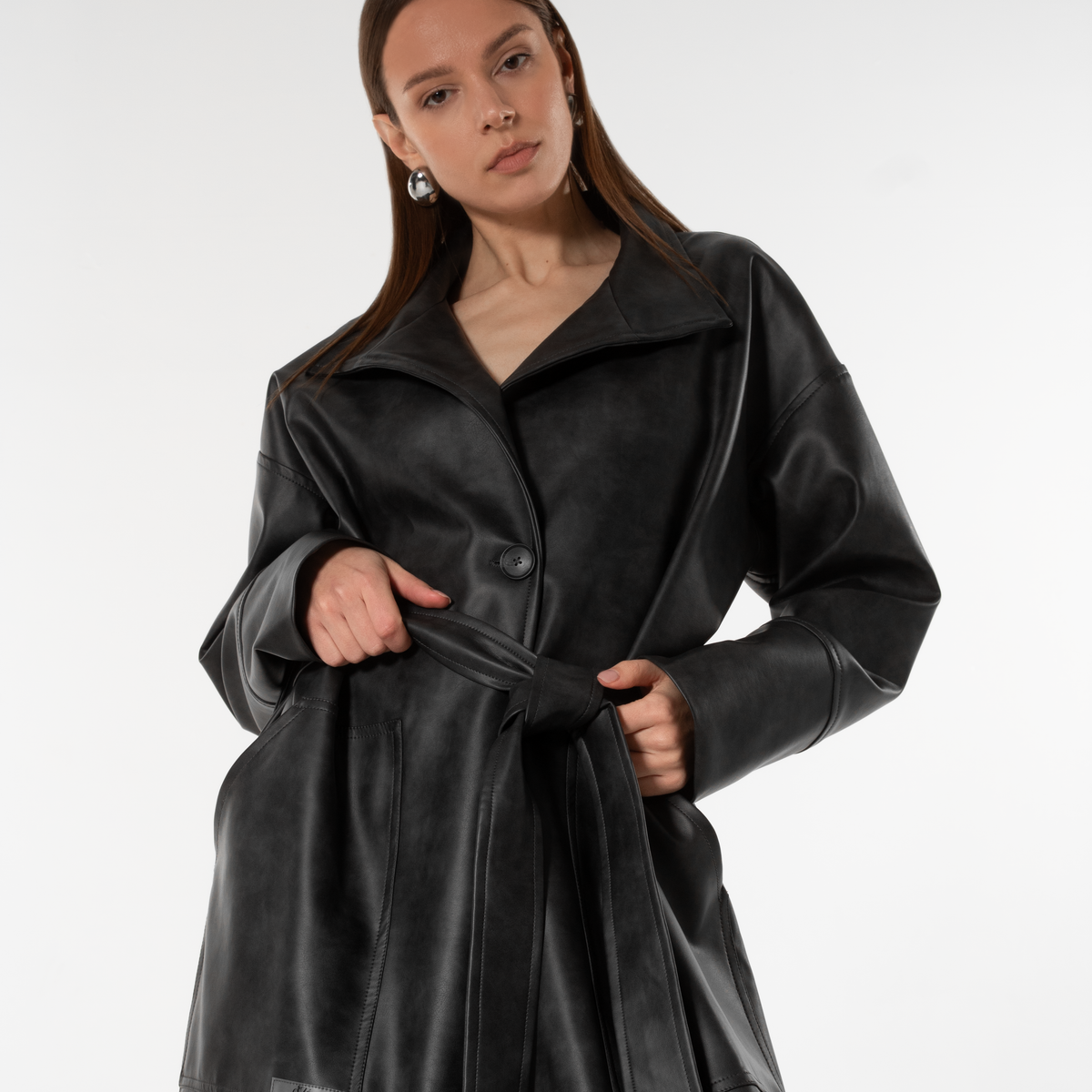 ジャケット・アウター HIGH POP TRENCH CT Niepce Techwear Urban Jacket with Hoodie Streetwear Casual Long